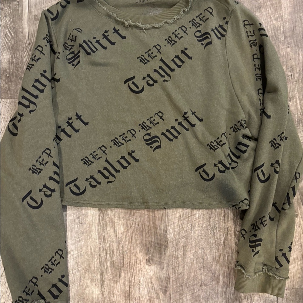 Green Taylor Swift Rep Reputation Sweatshirt